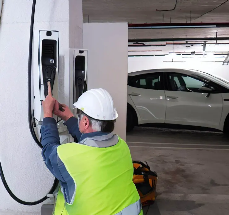 Many hotels have installed Level 2 EV charging stations