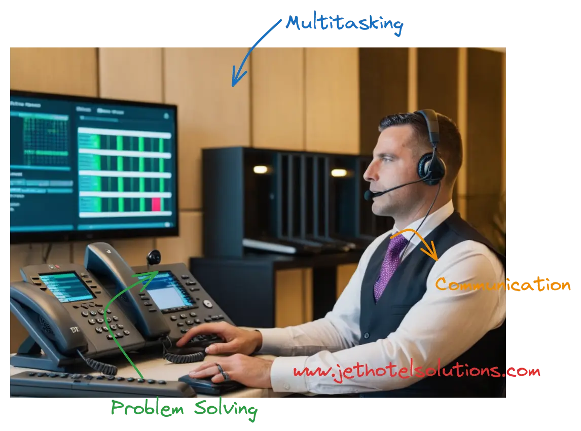 Pbx operator in hotel Jet Hotel Solutions
