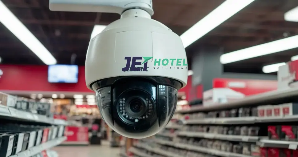 security camera in a store